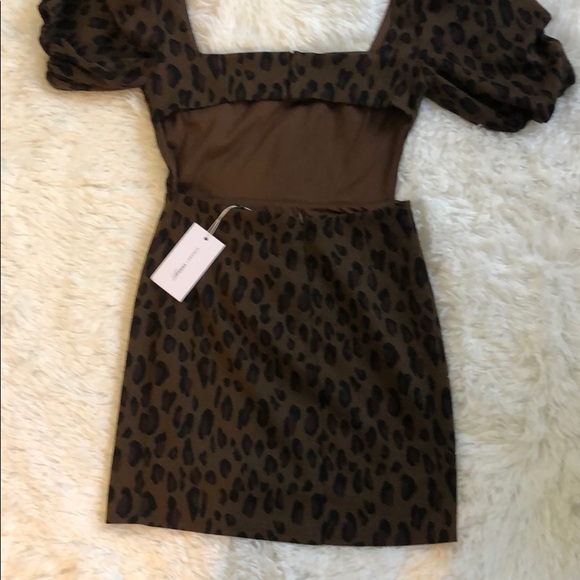 SOLD!Lovers + Friends NWT Bay Mini Leopard Dress🐆 - Picture 12 of 15